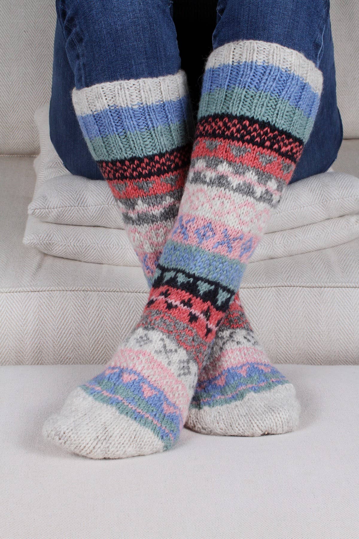Finisterre Long Socks Oatmeal: Oatmeal